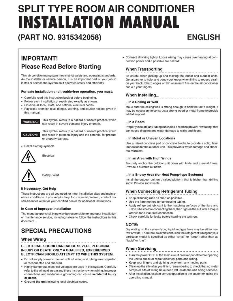 Fujitsu Inverter Halcyon ASU24CL User manual