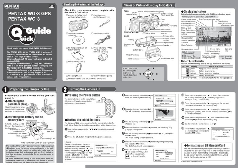 Pentax WG-3 GPS quick guide