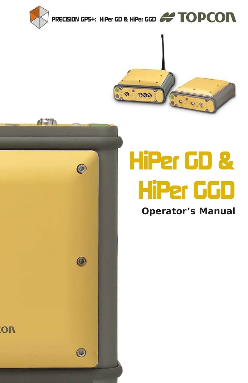 Topcon HiPER GD Operator's manual