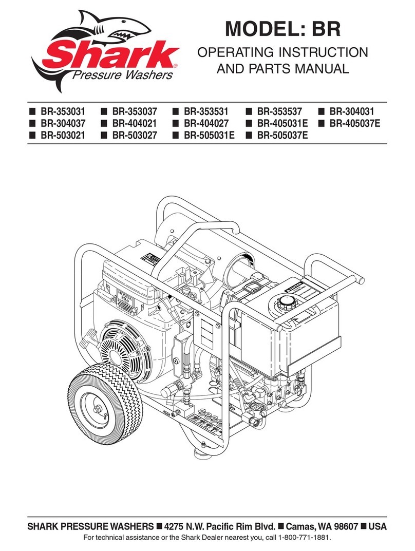 Shark BR-353031 Operating instructions and parts manual