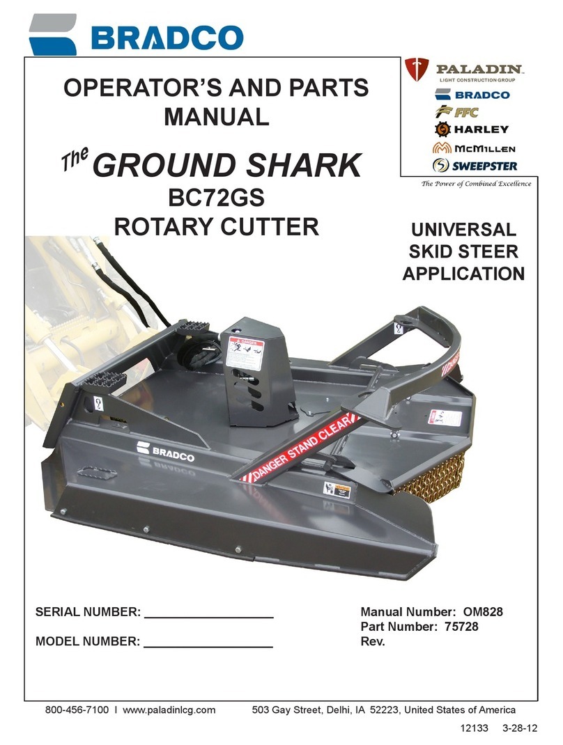 Brandco GROUND SHARK BC72GS Operator and parts manual