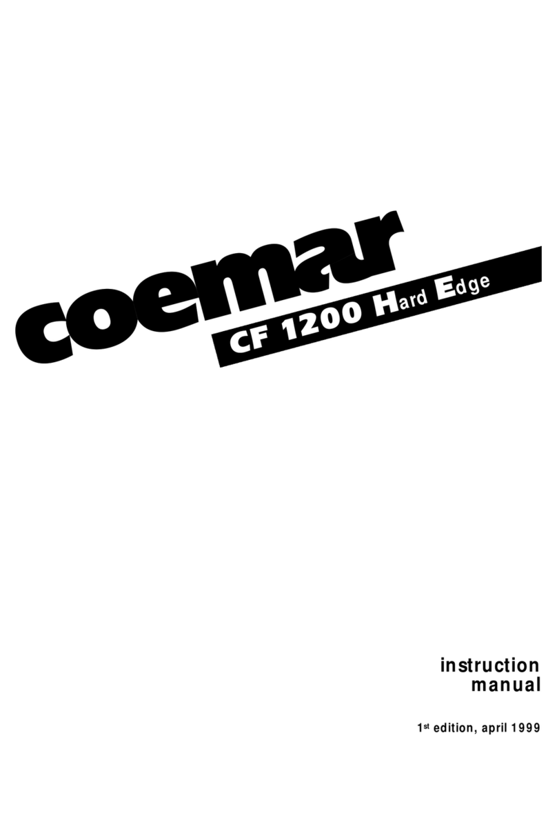 Coemar CF 1200 Hard Edge User manual