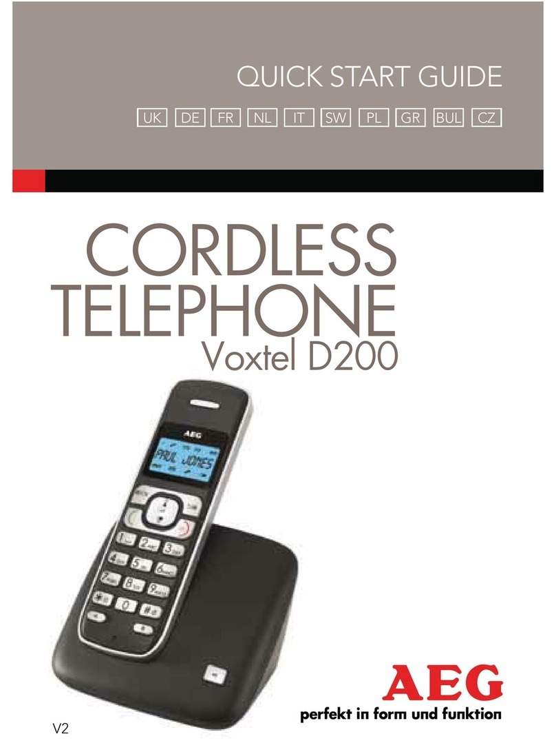AEG Voxtel D200 quick start guide