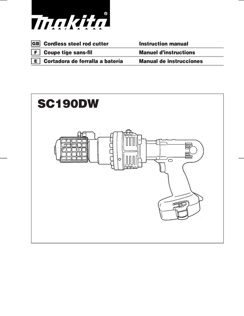Makita SC190DW User manual