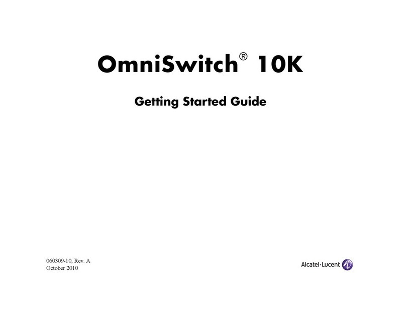 Alcatel-Lucent OmniSwitch 10K User manual