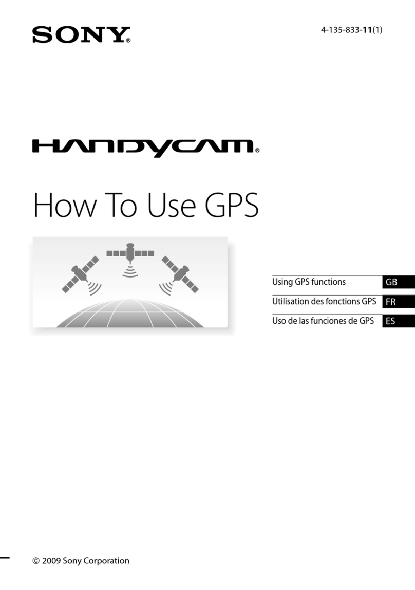 Sony HANDYCAM Operating instructions