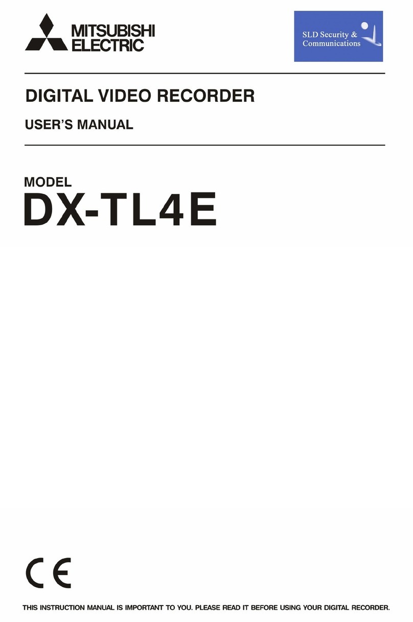Mitsubishi Electric DX-TL4E User manual