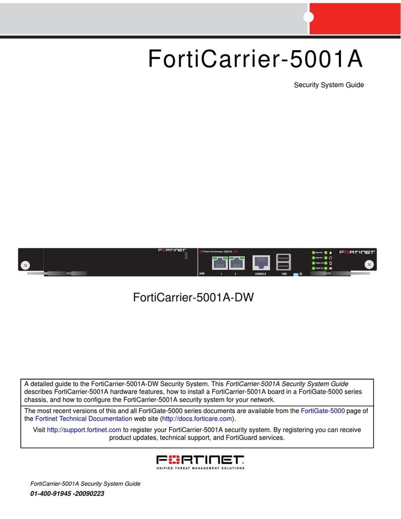 Fortinet FortiCarrier-5001A-DW Guide