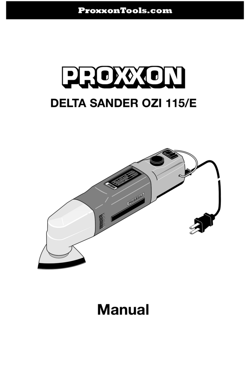 Proxxon OZI 115 User manual Proxxon OZI 115 User manual