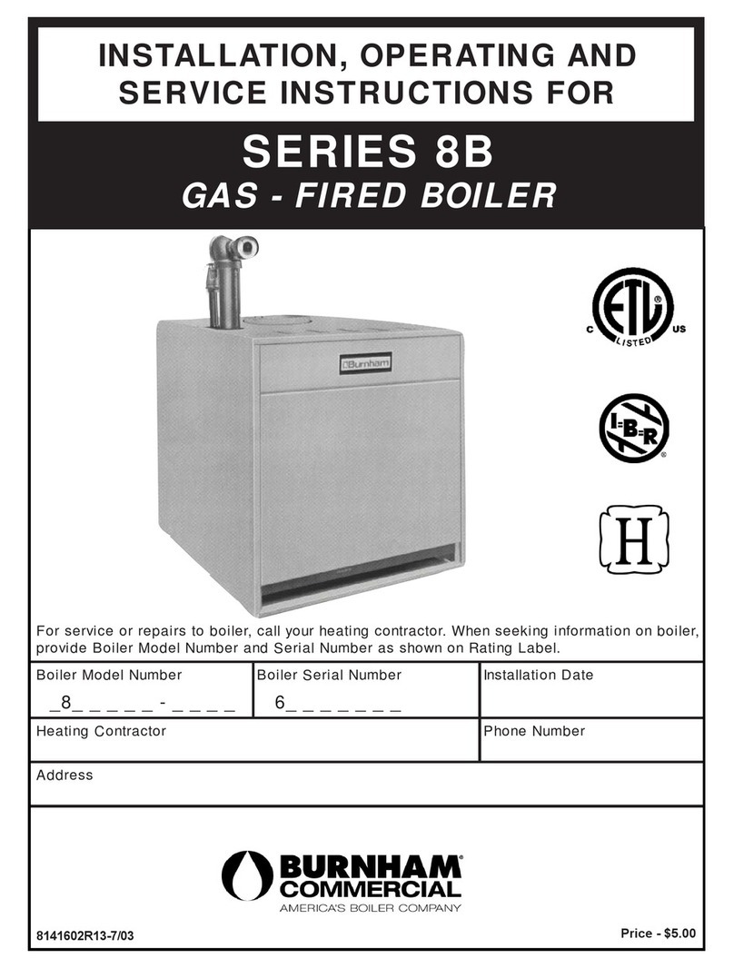Burnham 8B Series Owner's manual