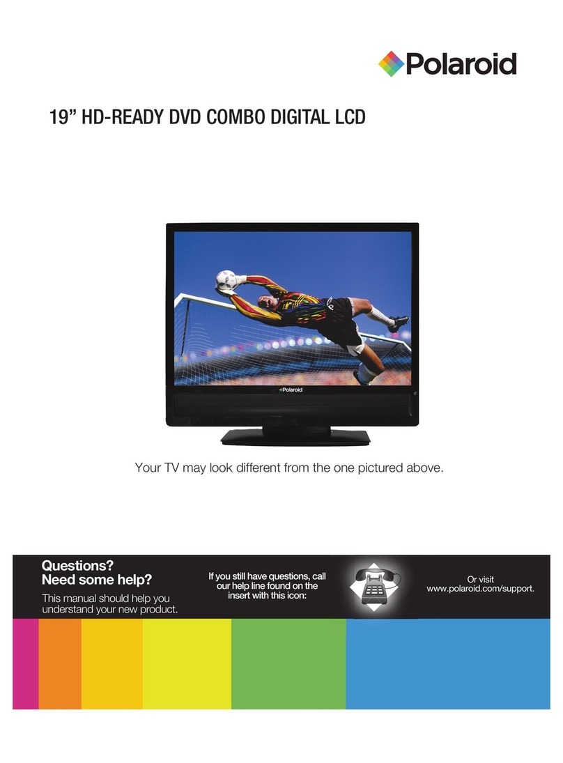 Polaroid HD-Ready Widescreen LCD TV User manual
