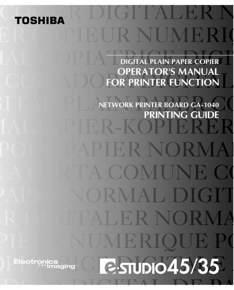 Toshiba GA-1040 User manual