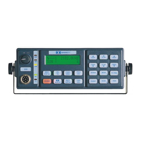 Barrett 950 HF SSB OPERATING AND INSTALLATION Manual