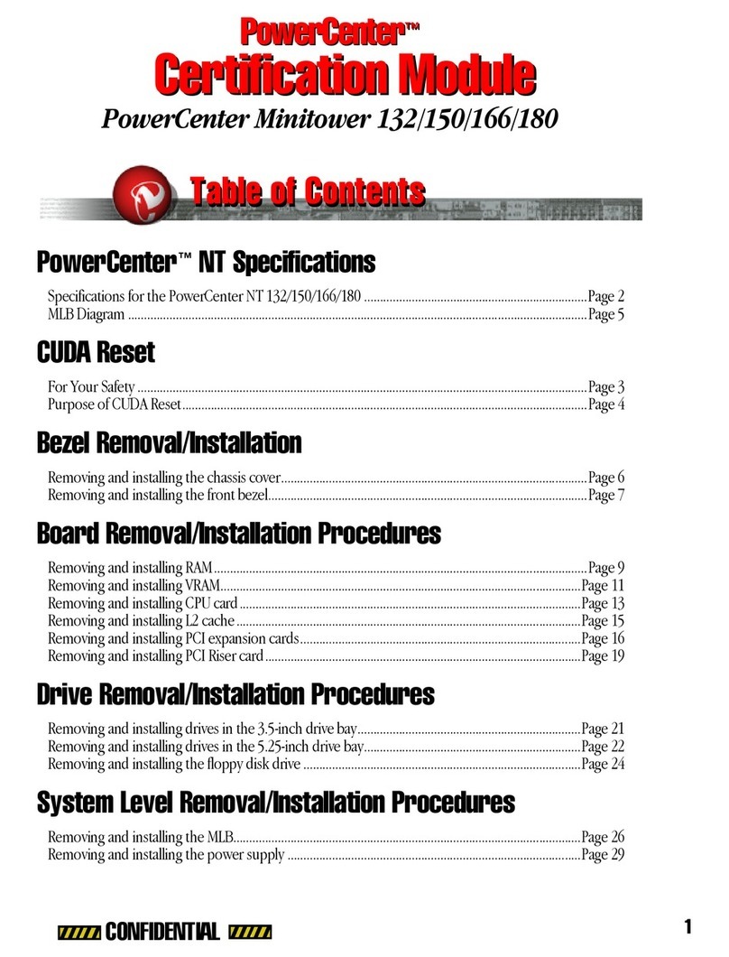 Power Computing Minitower 132 user guide