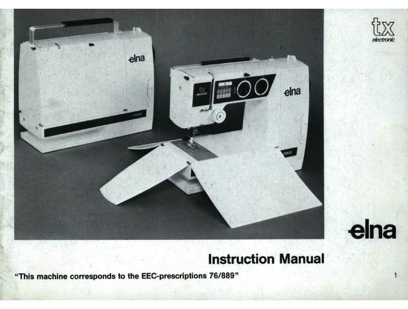 ELNA TX User manual ELNA TX User manual