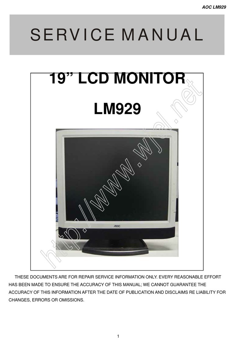AOC LM929 - 19" User manual