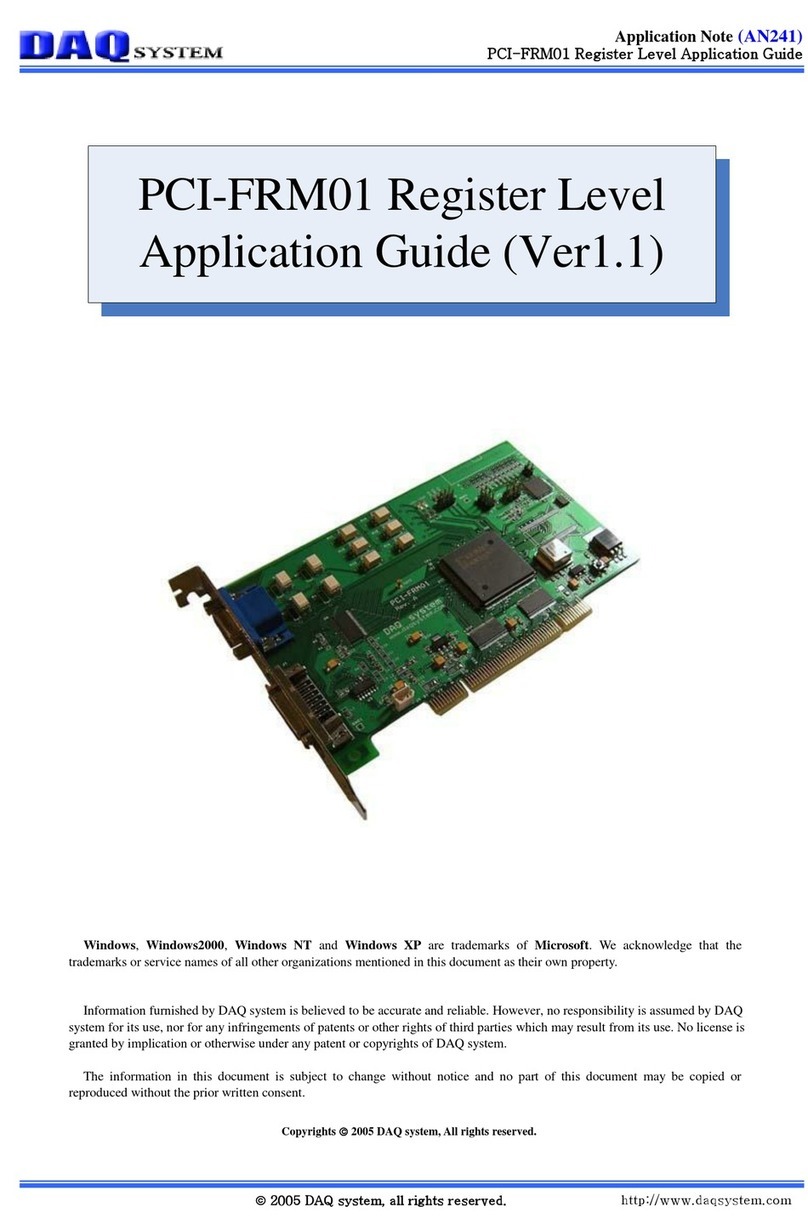 DAQ PCI-FRM01 Application guide