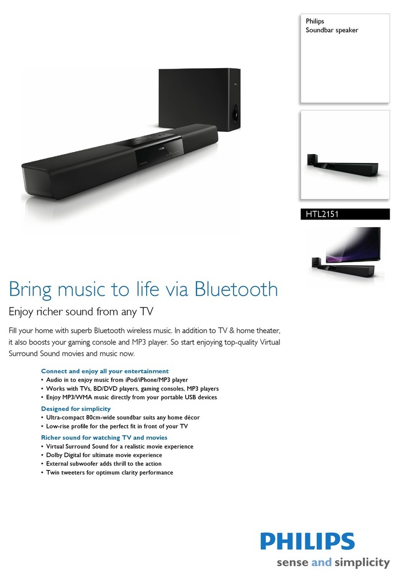 Philips HTL2151 Brochure & specs