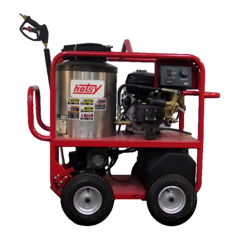 Hotsy 965SS Operating instructions and parts manual