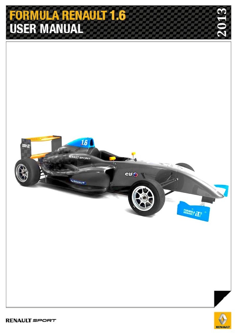 Renault Formula 1.6 2013 User manual Renault Formula 1.6 2013 User manual