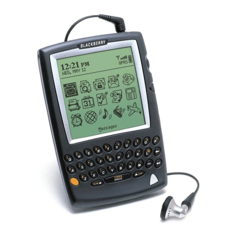 Blackbe;rry BlackBerry Wireless Handheld Installation and user guide