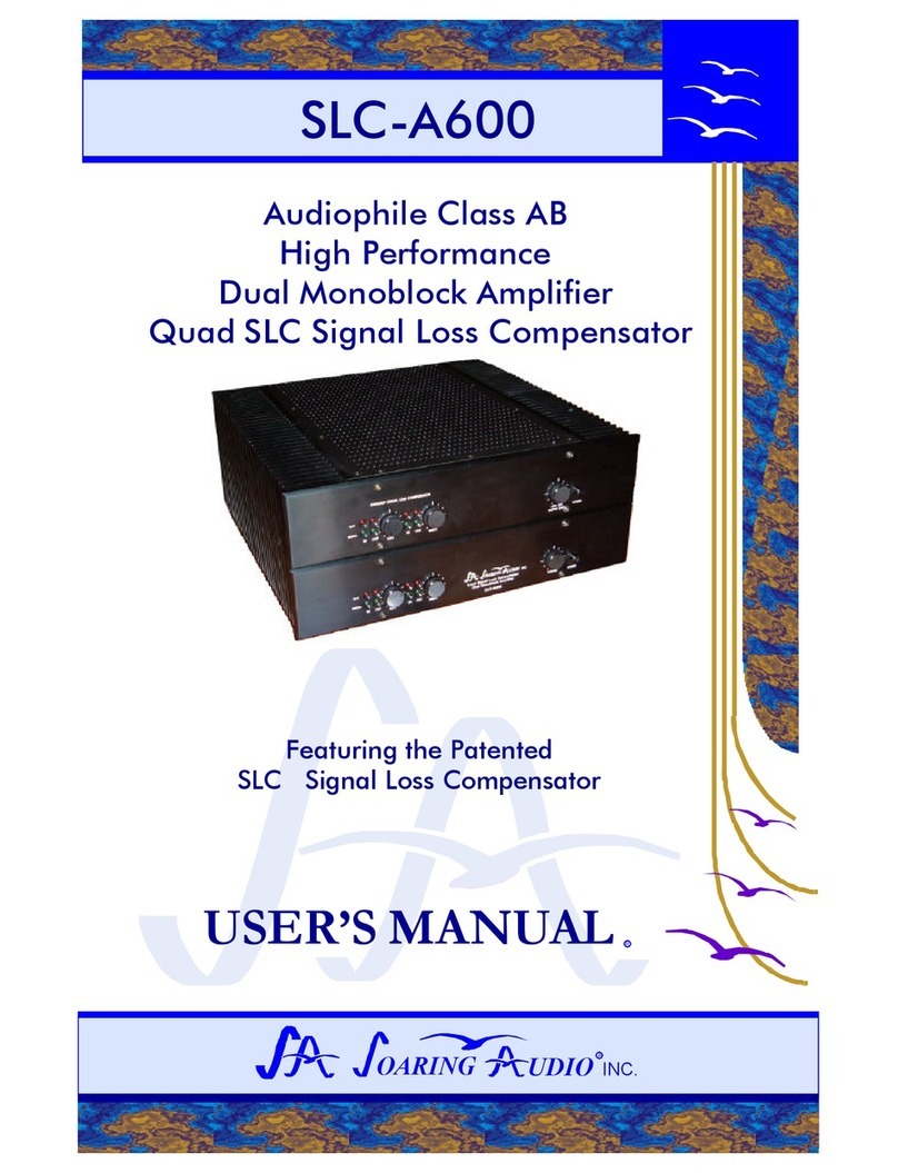 Soaring Audio SLC-A600 user manual