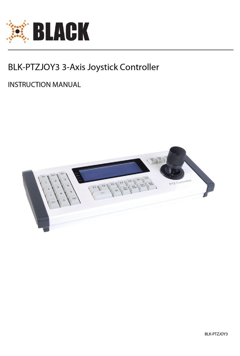 Black BLK-PTZJOY3 instruction manual