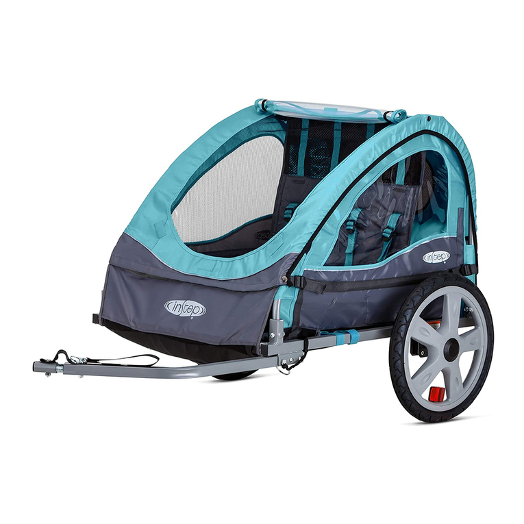 InStep Two Seat Bicycle Trailer user manual