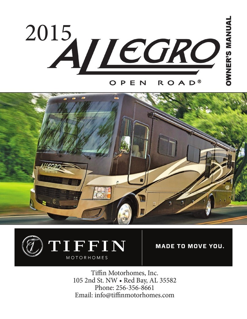 Tiffin Motorhomes 2015 Allegro User manual