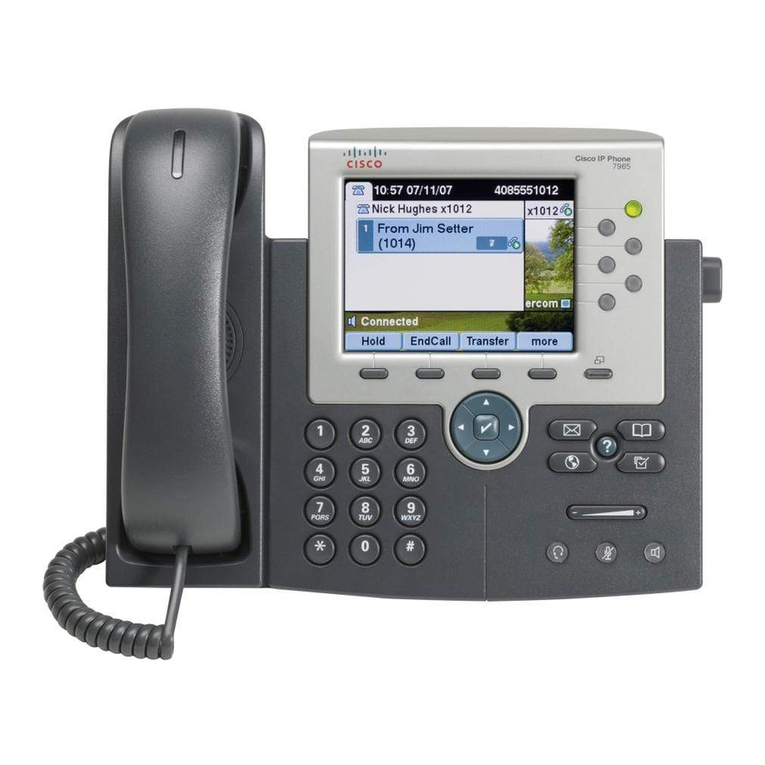 Cisco 7965 User manual Cisco 7965 User manual
