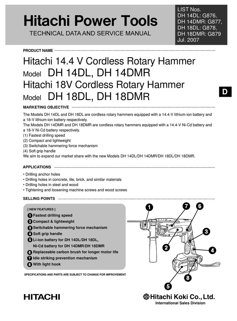 Hitachi DH 14DL Manual