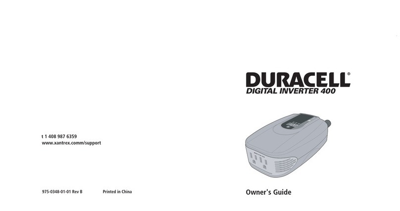 Duracell Digital inverter 400 owner's guide