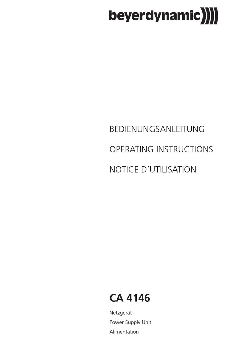 Beyerdynamic CA 4146 operating instructions