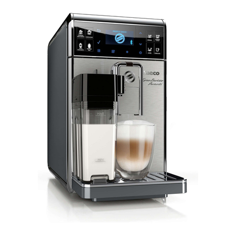 Saeco GranBaristoAvanti HD8967 User manual