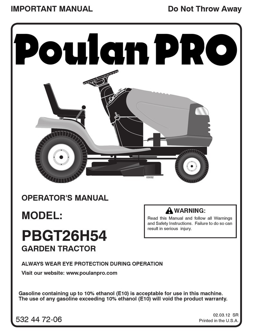 Poulan Pro PBGT26H54 Operator's manual