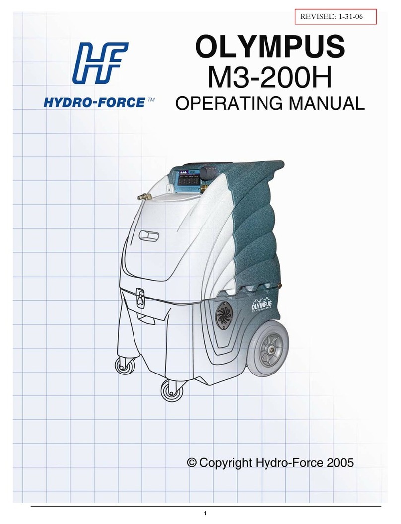 Hydro-Force OLYMPUS M3-200H User manual