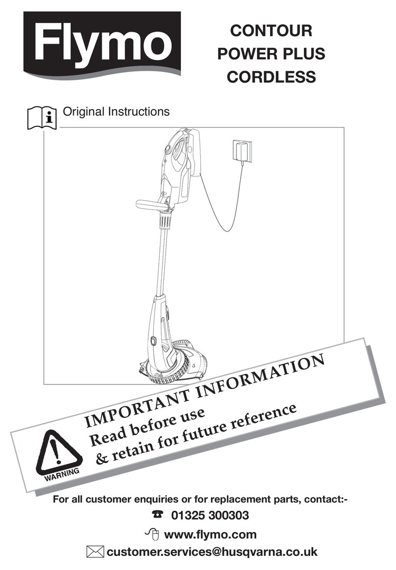 Flymo CONTOUR POWERPLUS CORDLESS CCT250 User manual