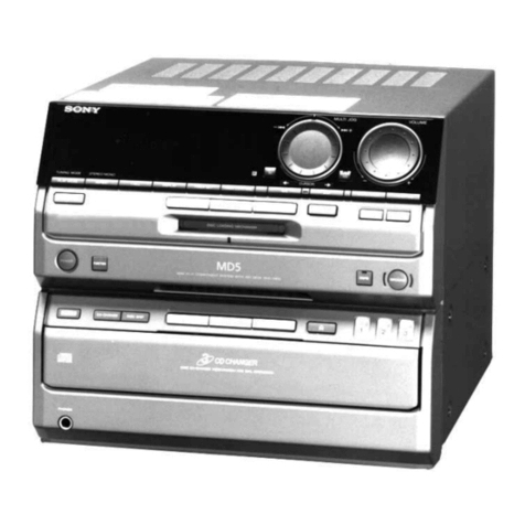 Sony HCD-MD5 User manual