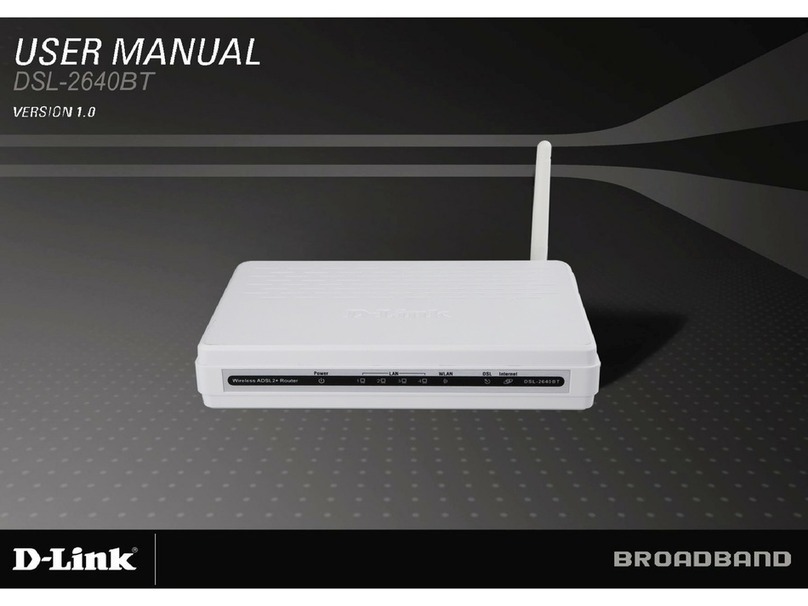D-Link DSL-2640BT User manual