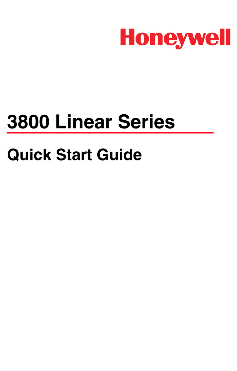 Honeywell 3800 Linear Series User manual