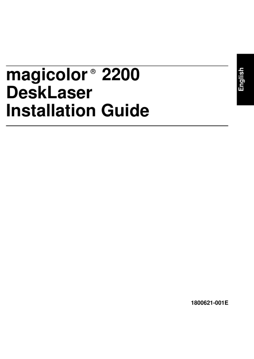 Konica Minolta magicolor 2200 DeskLaser User manual