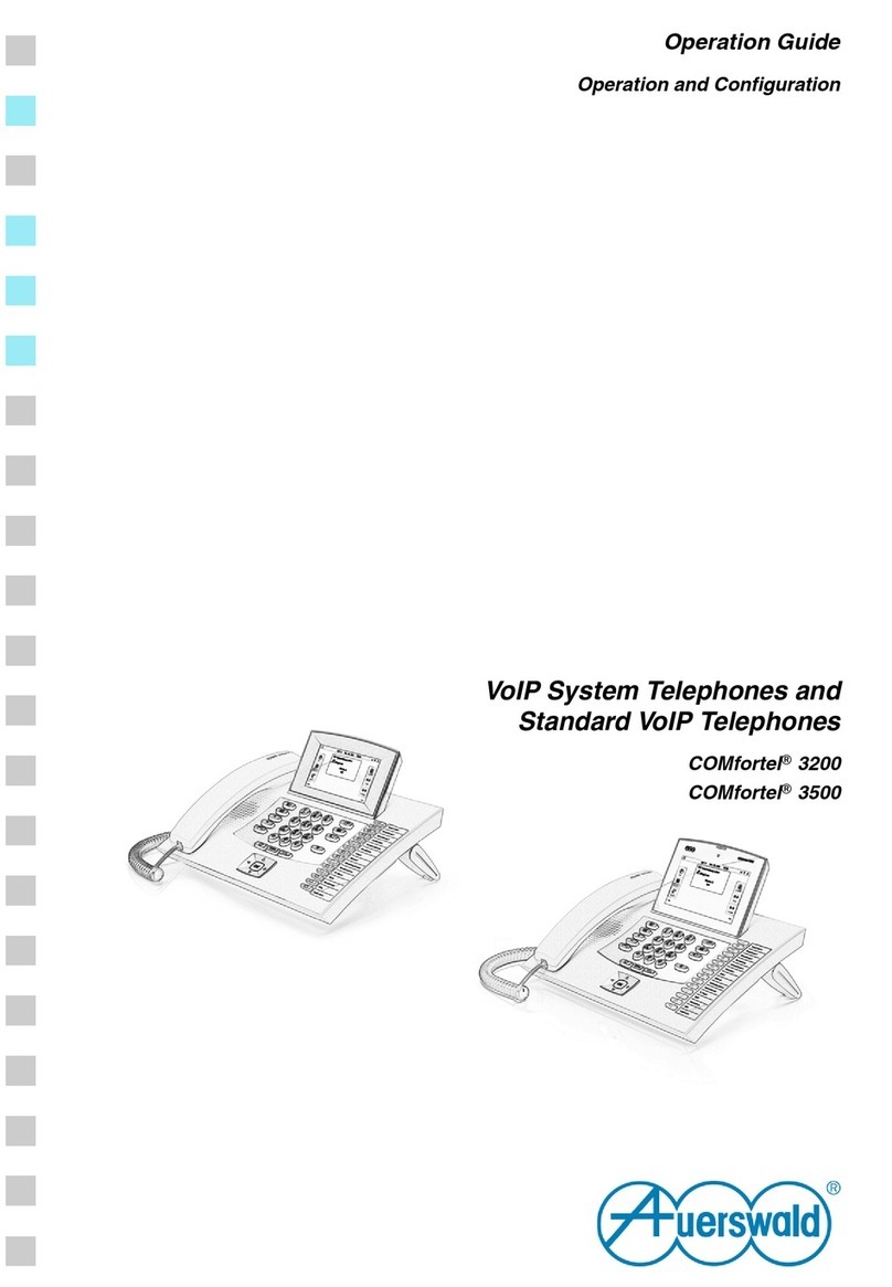 Auerswald COMfortel 3200 Operation guide