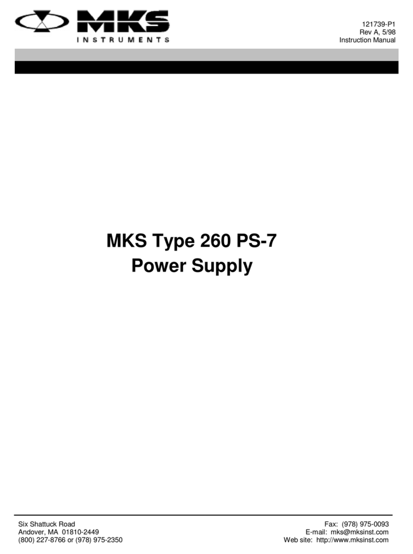 MKS 260 PS-7 User manual