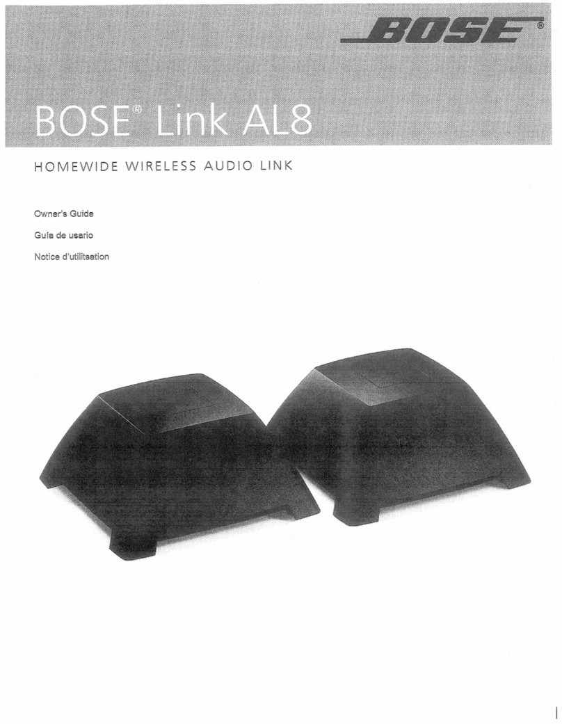 Bose Link AL8 User manual