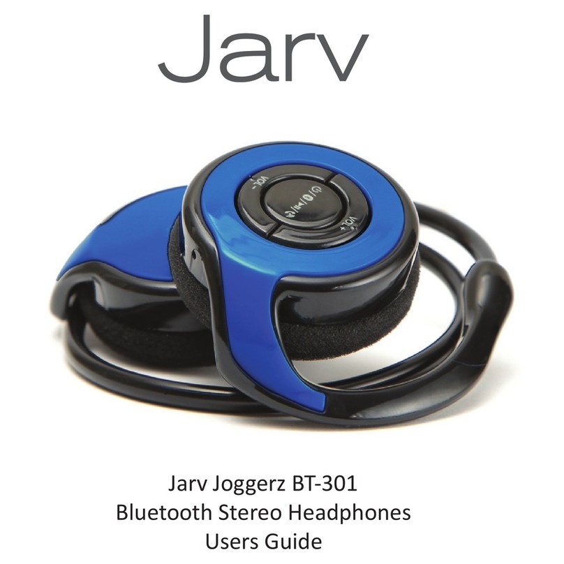 Jarv Joggerz BT-301 user guide
