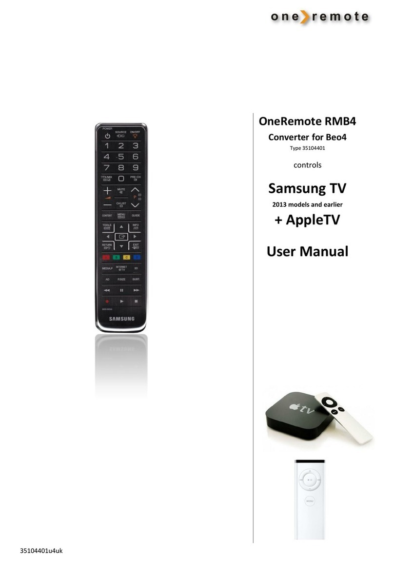 One Remote RMB4 user manual