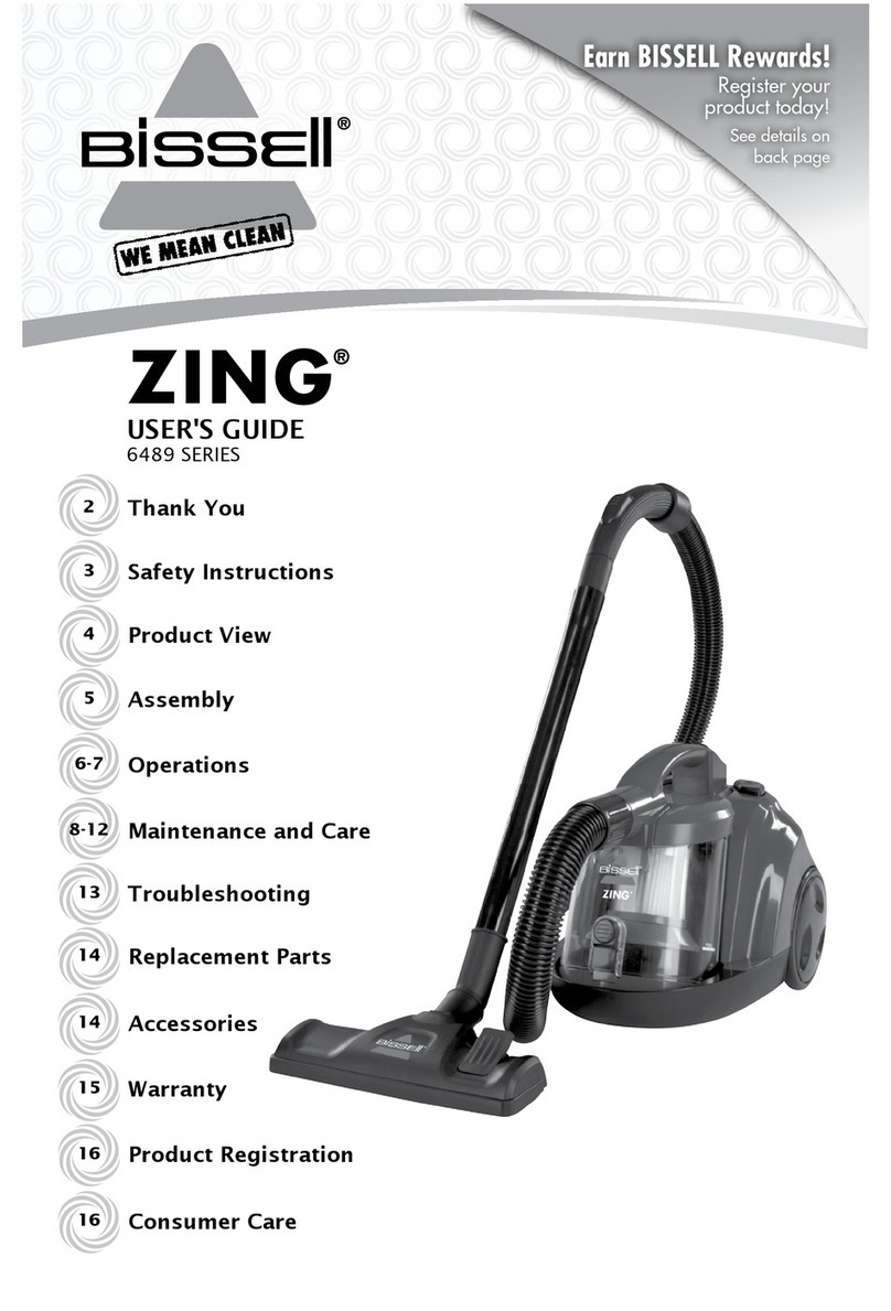 Bissell Zing 6489 SERIES User manual