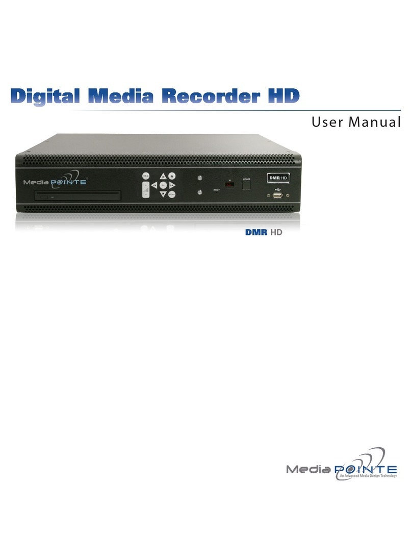 Media Pointe DMR HD user manual