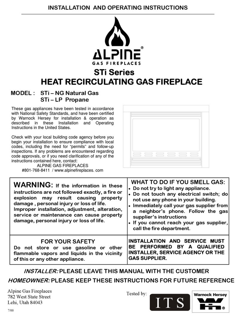 Alpine STi - NG Installation and operating instructions Alpine STi - NG Installation and operating instructions