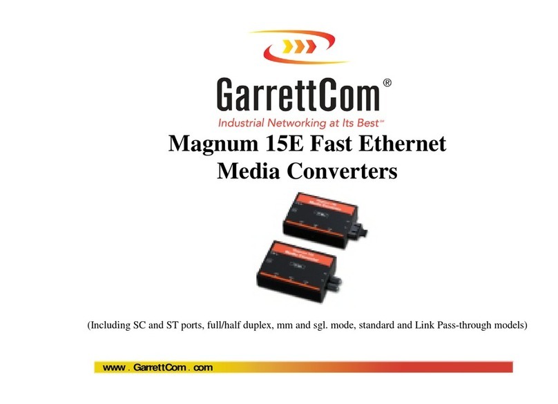 GarrettCom Magnum 15E User manual